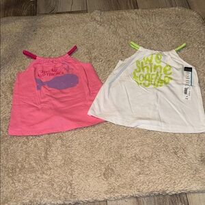 (2) Toddler Okie Dokie Tank Tops